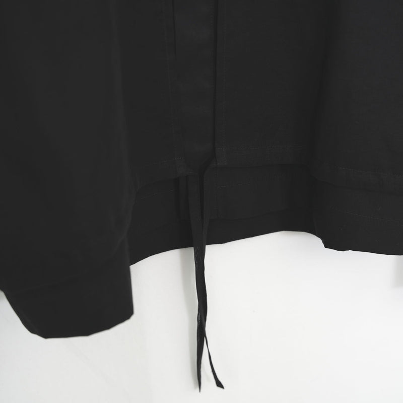 COTTON BALLOON SLEEVE BLOUSE-WHITE-