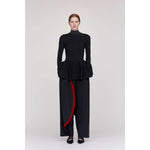 MILAN ROUND PANTS-MAROON RED MULTI-