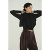 CAPE SET KNIT TOPS -CAMEL-