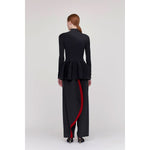 MILAN ROUND PANTS-MAROON RED MULTI-