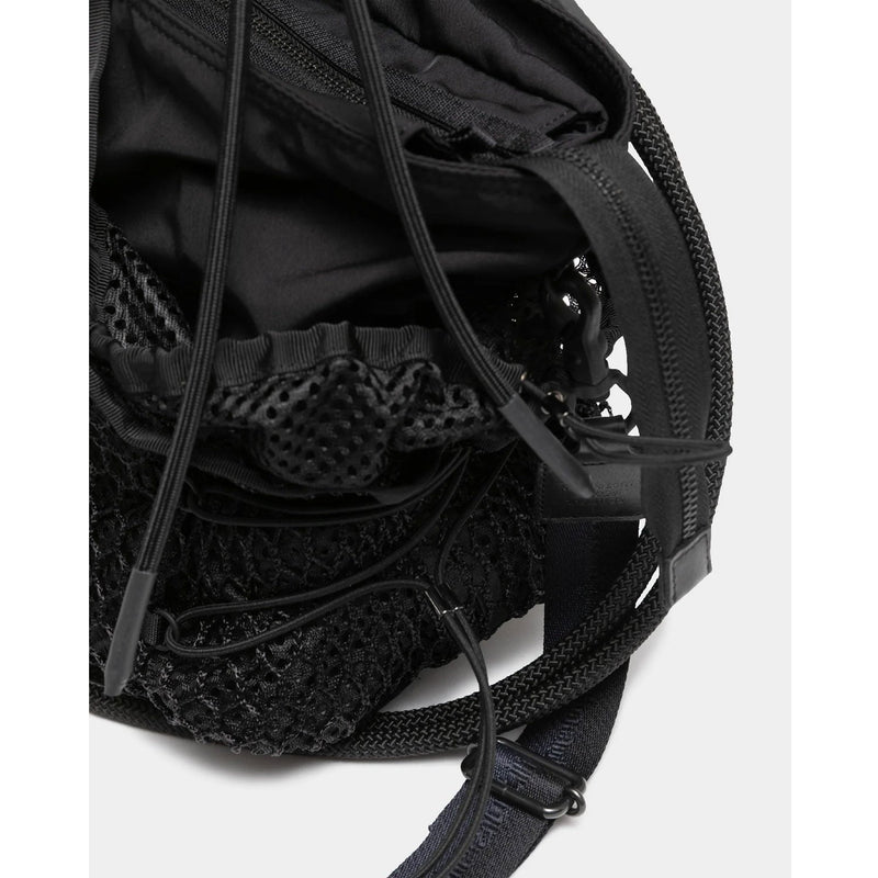 over engineering hanging tote bag -black-