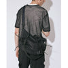 over engineering hanging tote bag -black-