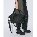 over engineering hanging tote bag -black-