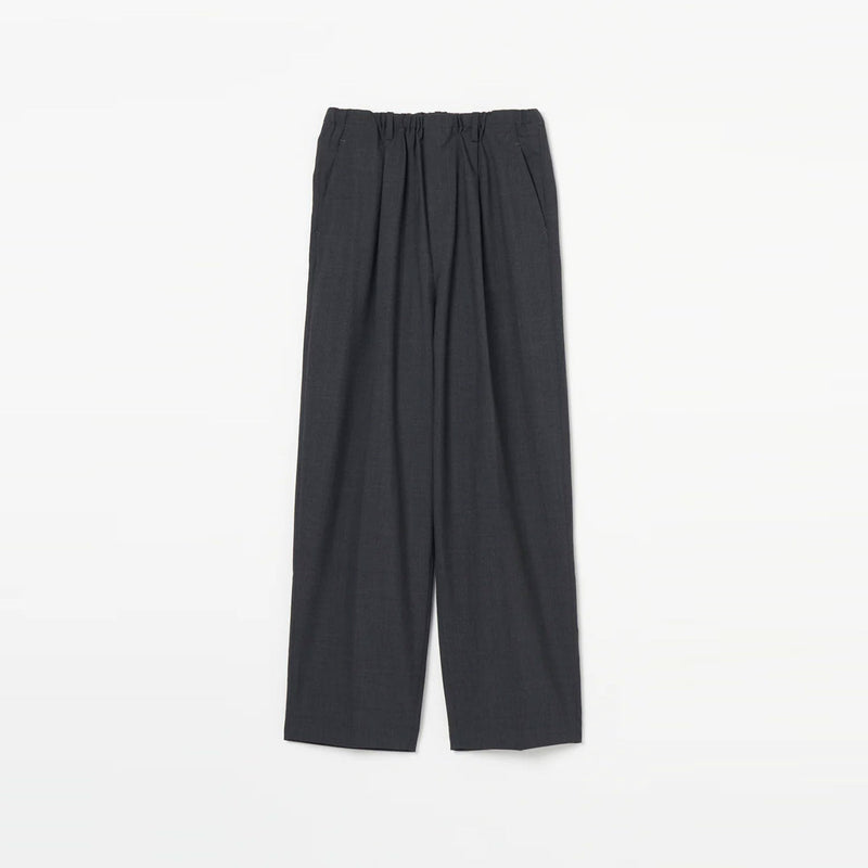 Wool Relax Pants -GREY-