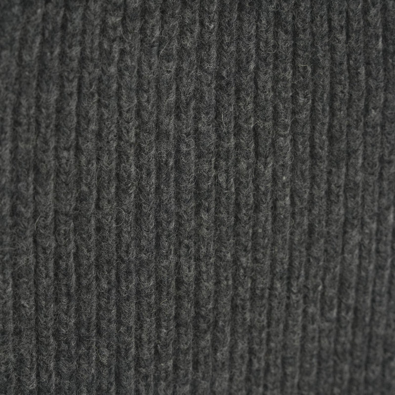 RIBBED KNIT WOOL VEST