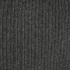 RIBBED KNIT WOOL VEST-CHACOAL-