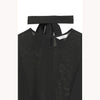 SQUARE SLEEVE BLOUSE -BLUE-