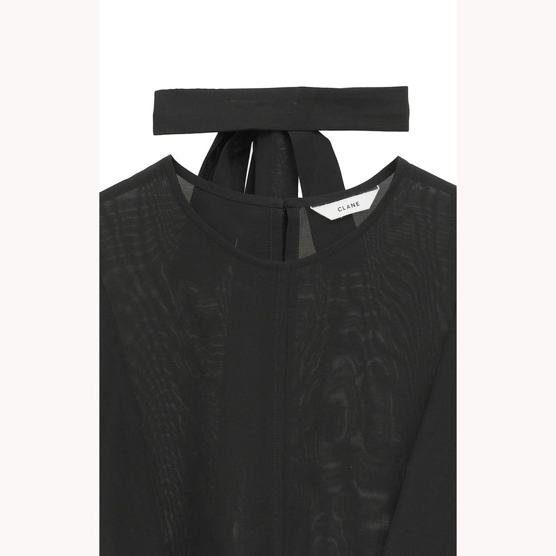 SQUARE SLEEVE BLOUSE -BLUE-