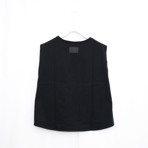 LISA FRENCH SLEEVE TOP -BLACK-