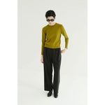 BASIC COMPACT KNIT TOPS -KIWI-
