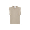 SQUARE SLEEVE KNIT TOPS -BLUE-