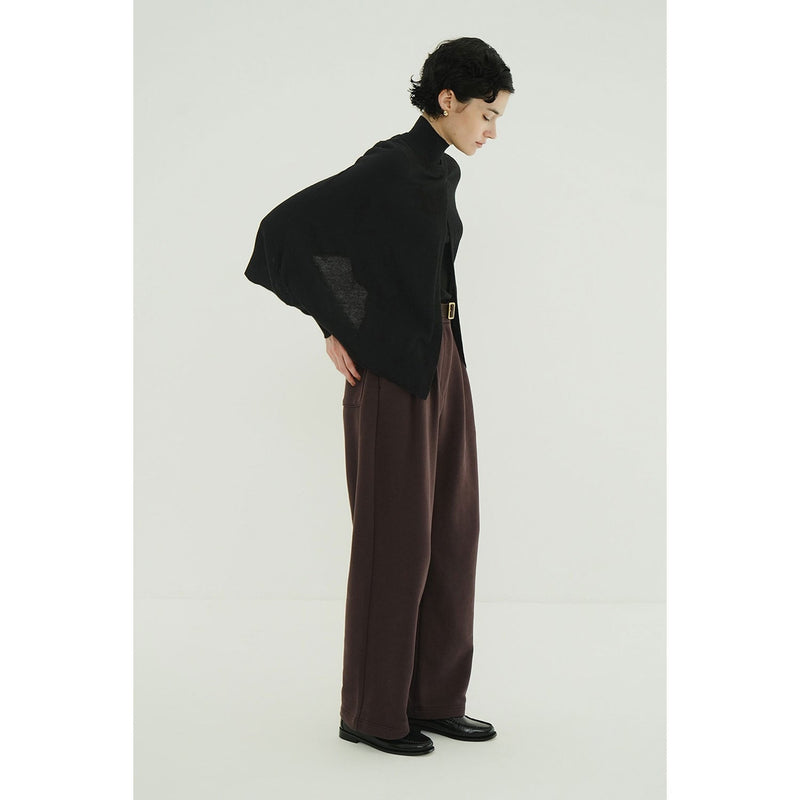 CAPE SET KNIT TOPS -CAMEL-