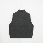 RIBBED KNIT WOOL VEST