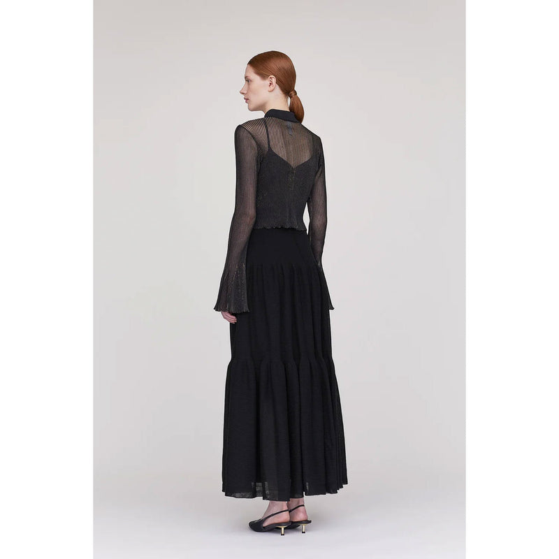 CASCADES SKIRT -BLACK-