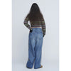 Hydride Sweat Denim Pants -BLUE USED×T.GREY-