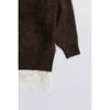 Mink-Processed Knit -BROWN-