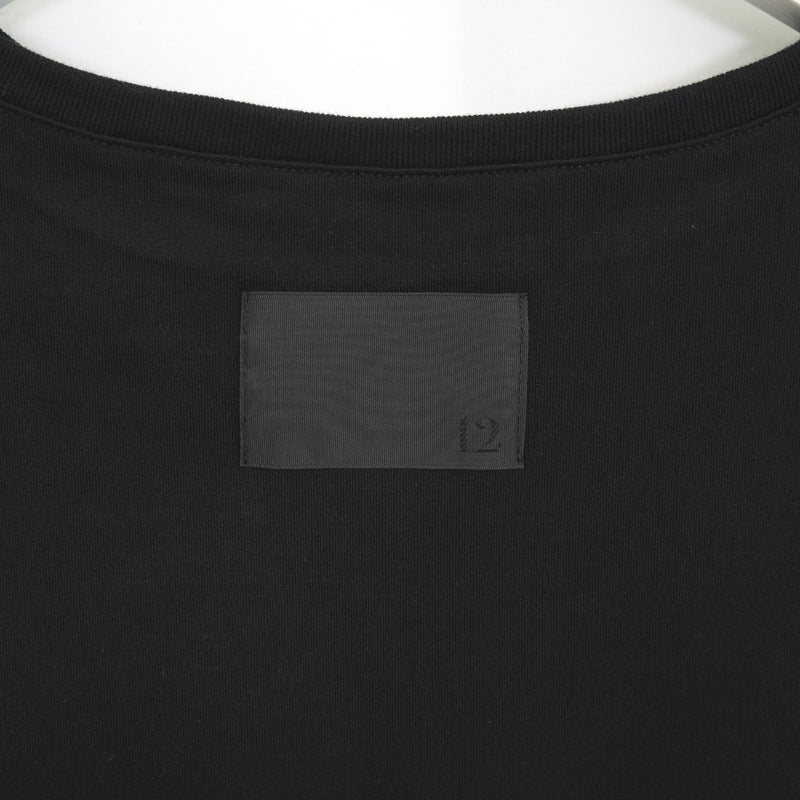 LISA FRENCH SLEEVE TOP -BLACK-