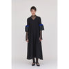 POTTERY SHORT BELL SLEEVE FLARE DRESS -BLACK MULT-