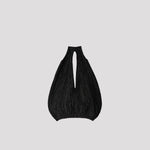 HYPHA GLITTER SHOULDER BAG -BLACK/BLACK-
