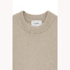 SQUARE SLEEVE KNIT TOPS -BLACK-