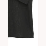 SQUARE SLEEVE BLOUSE -BLACK-