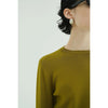 BASIC COMPACT KNIT TOPS -BEIGE-