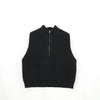 RIBBED KNIT WOOL VEST
