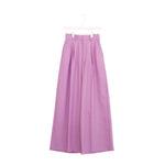 VIYELLA WIDE LEG PANTS-LIGHT PURPLE-