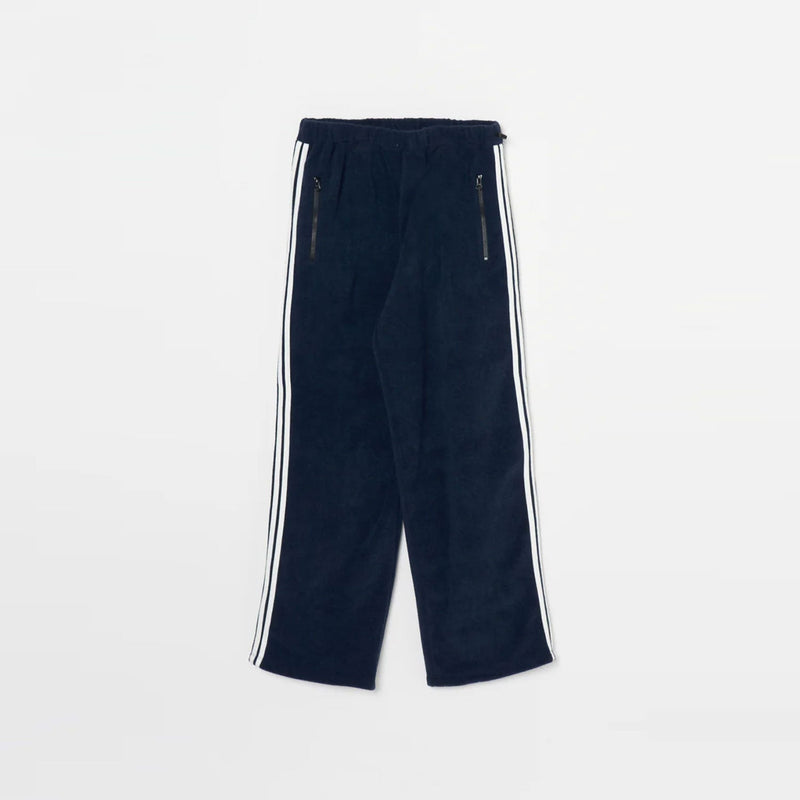 Fleece Loose Fit Track Pants -NAVY-
