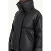 padded jacket -BLACK-