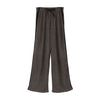 PILE LINE PANTS -BROWN-
