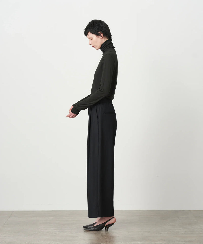 MODAL SILK JERSEY TURTLENECK
