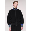 TC STRATUM BOMBER JACKET -SMOKEY BLACK MULTI-