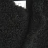 FAUX SHEARLING CROPPED VEST-BLACK-