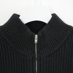 RIBBED KNIT WOOL VEST