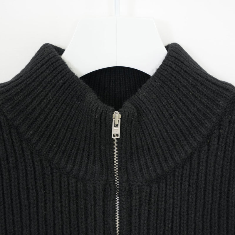 RIBBED KNIT WOOL VEST