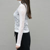 Knitted High Neck Top -BLACK-