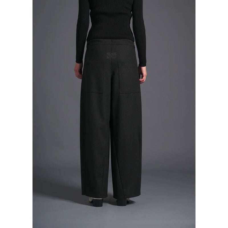 MERCY BARREL TROUSERS -CHARCOAL-