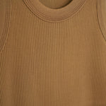 TANK TOP-C/BROWN