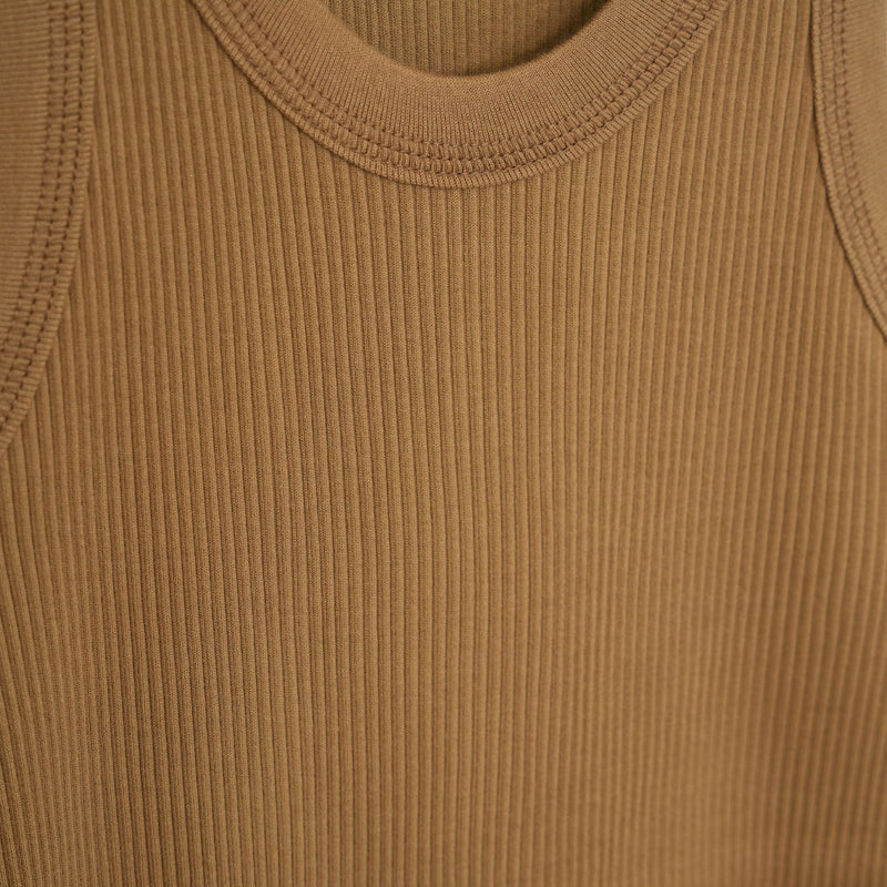 TANK TOP-C/BROWN