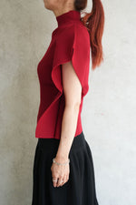 PORTRAIT CREASE TOP-WHITE-
