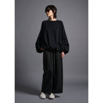 MERCY BARREL TROUSERS -CHARCOAL-