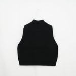RIBBED KNIT WOOL VEST