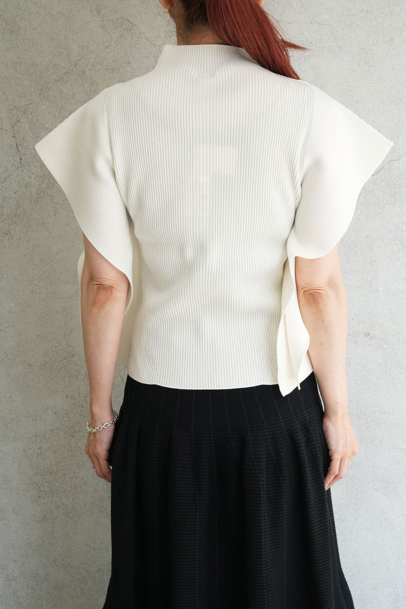 PORTRAIT CREASE TOP-MAROON RED-