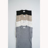 SQUARE SLEEVE KNIT TOPS -BLUE-
