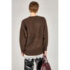Mink-Processed Knit -BROWN-