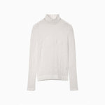 Knitted High Neck Top -BLACK-
