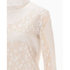 Knitted High Neck Top -BLACK-
