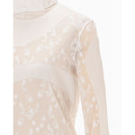 Knitted High Neck Top -BLACK-