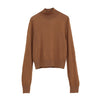 CAPE SET KNIT TOPS -CAMEL-